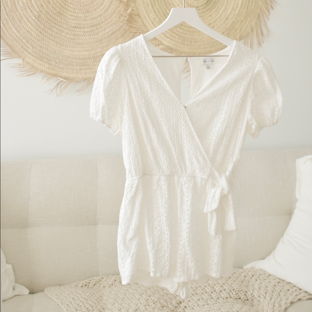 White romper